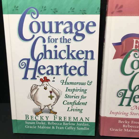 Set of 2 Courage and Eggstra Courage for the Chicken Hearted Books - Picture 2 of 16